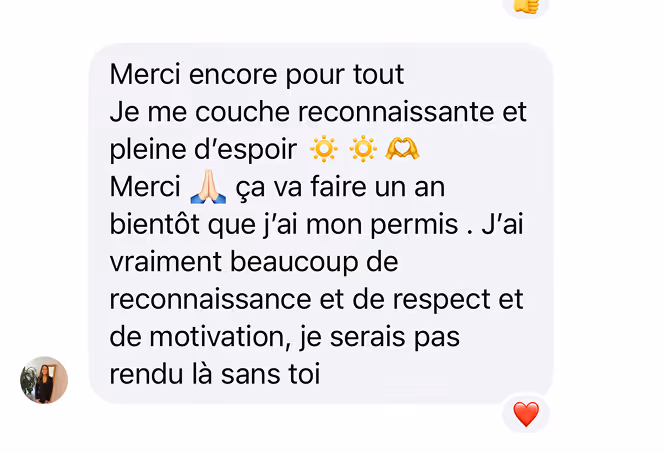 Témoignage d’un étudiant du programme